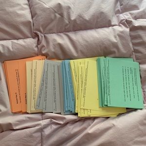 MCAT flashcards full set